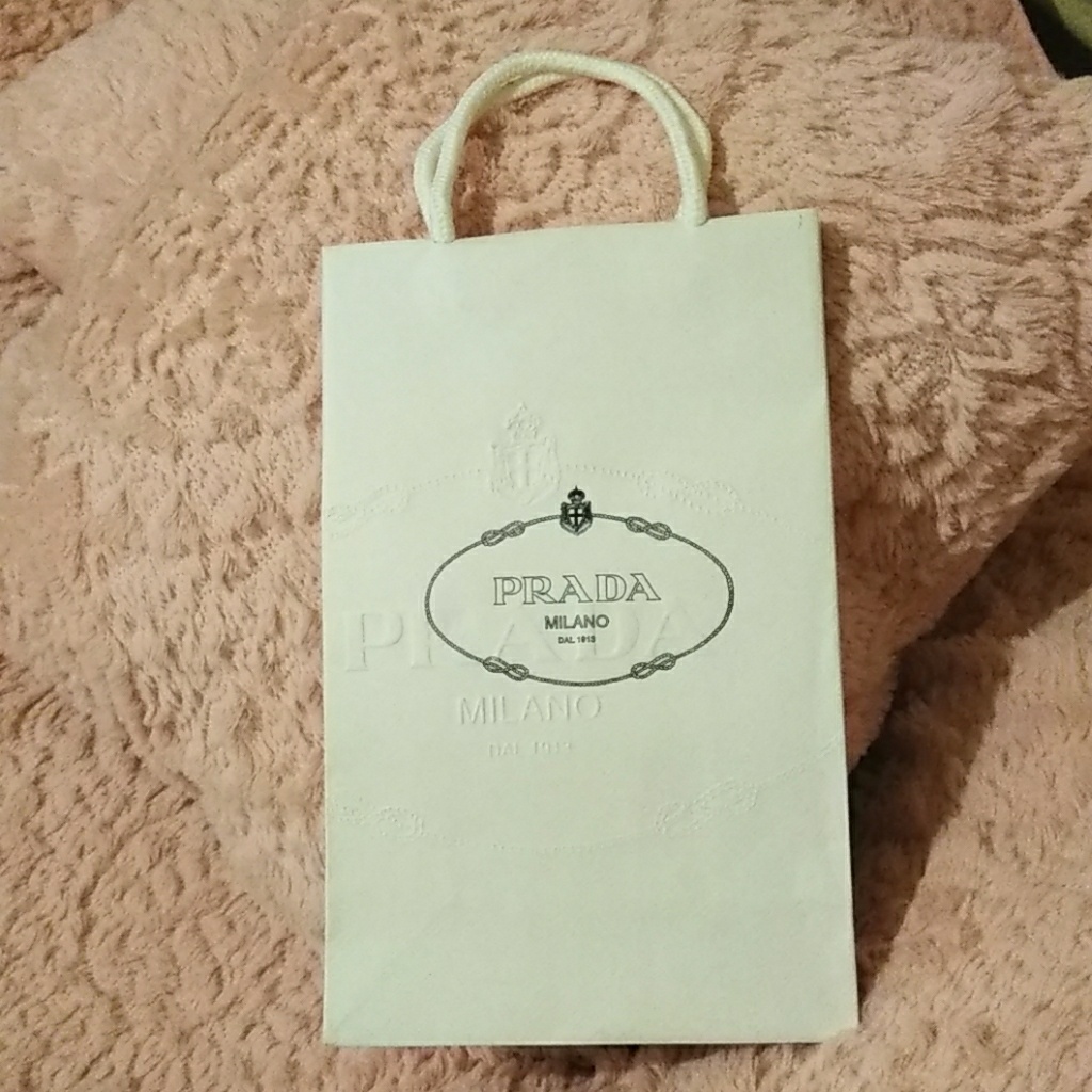 Prada Paper Shopping Bag
